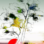 Bleistiftzeichnung, digital ergänzt