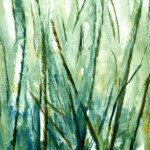 Feldgehölz, Aquarell 2014