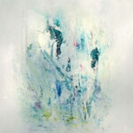 Wetterumschwung im März - Aquarell/Acryl