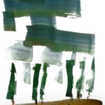 Pappelallee, Aquarell 2013