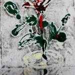 Eine Rose ist eine Rose ..., Monotypie 2016